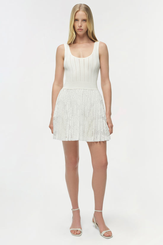 SIMKHAI Salina Cotton Bubble Mini Dress in White - Size 8 SIMKHAI Salina Cotton Bubble Mini Dress in White - Size 8