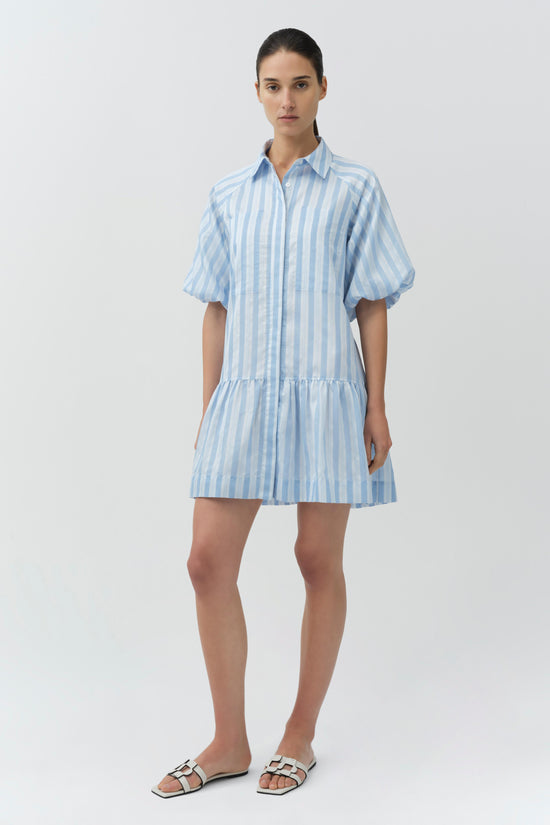 simkhai rina summer mini dress SIMKHAI Rina Mini Dress in Wheat