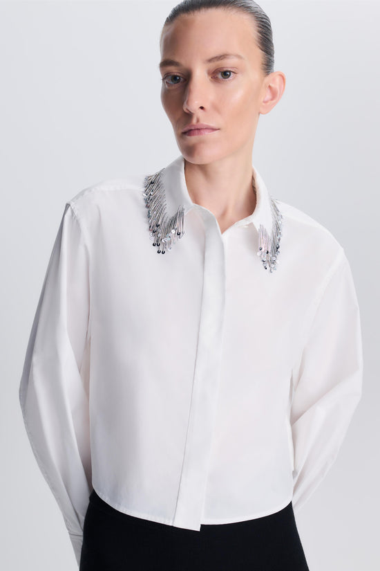 Renata Embellished Button Down Shirt