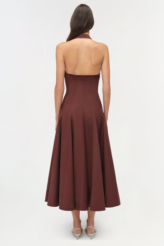 Melissa Cotton Halter Midi Dress