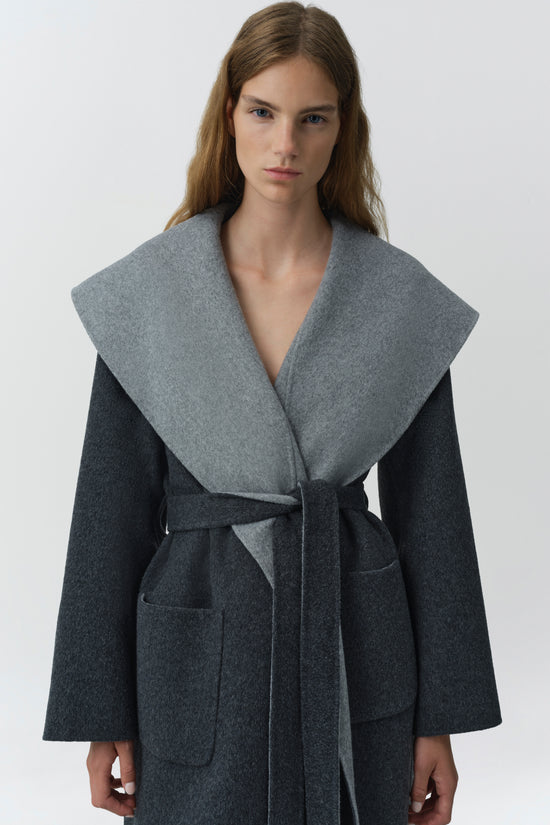 Allura Reversible Belted Coat