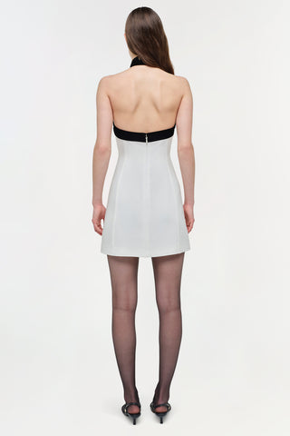 Jolie Velvet Tie Mini Dress