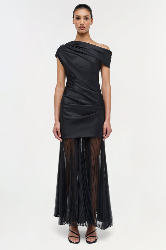 Ammalie Taffeta Midi Dress