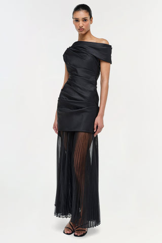 Ammalie Taffeta Midi Dress