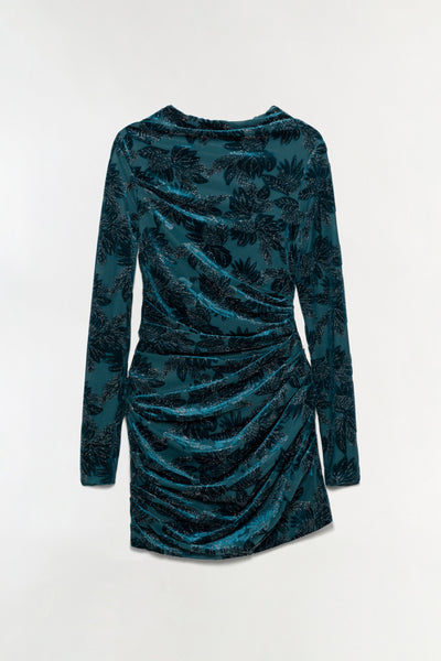 Vallyn Floral Velvet Mini Dress – SIMKHAI