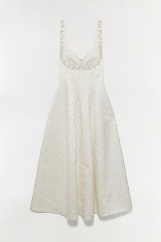 Charlotte Jacquard Midi Dress