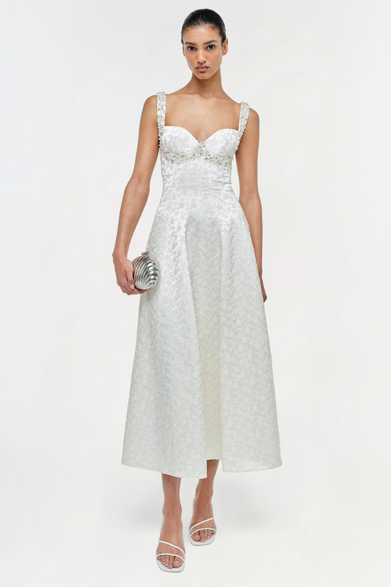 Riona Embellished Bustier Gown SIMKHAI Riona Embellished Bustier Gown SIMKHAI