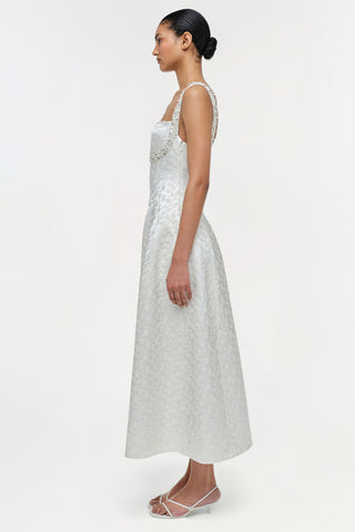 Charlotte Jacquard Midi Dress