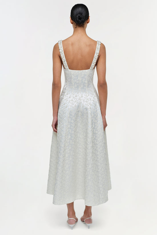 Charlotte Jacquard Midi Dress