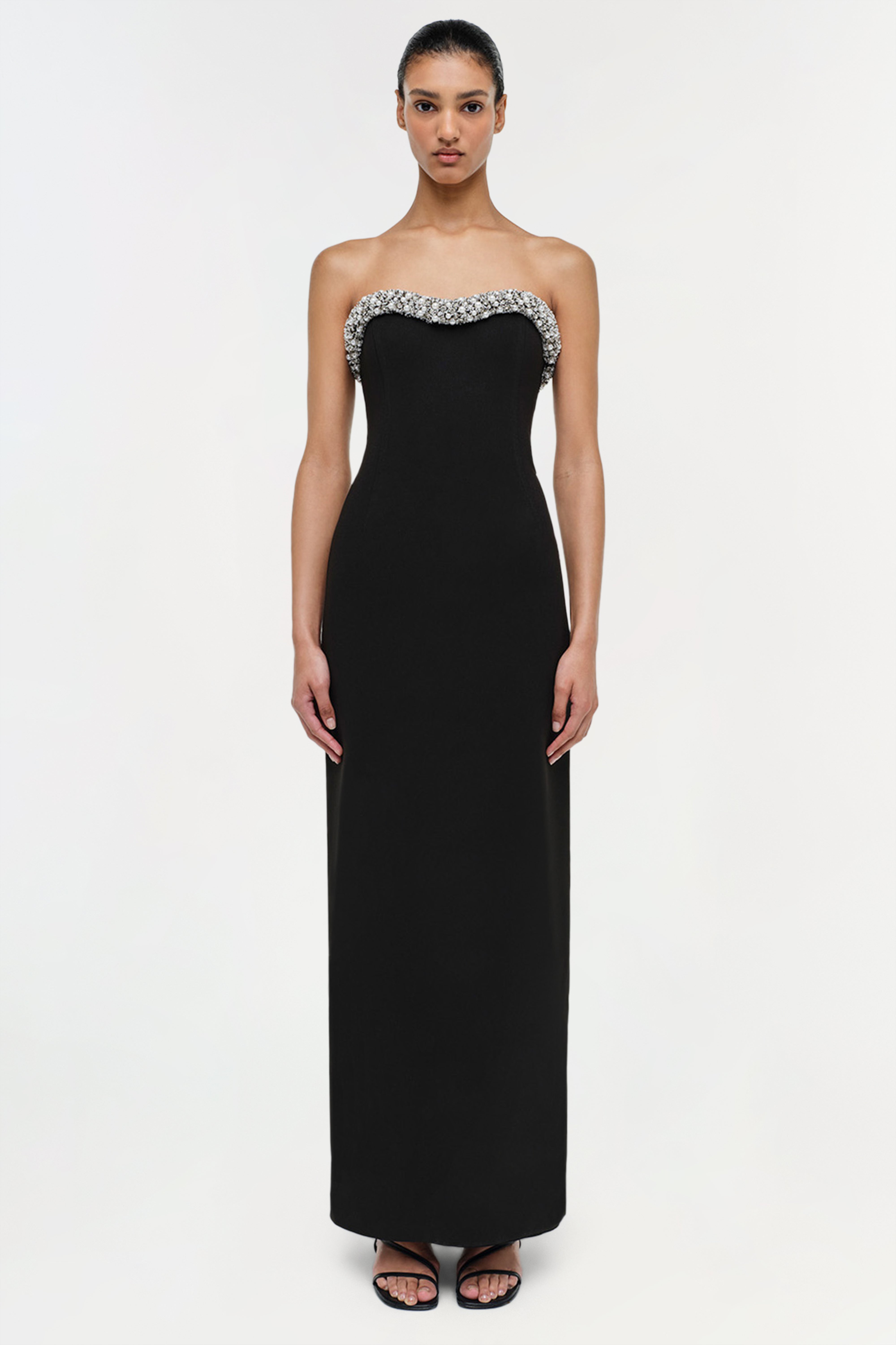 simkhai corset dress SIMKHAI Cortland Belted Bustier Midi Dress