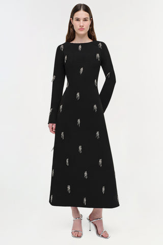 Coretta Embellished Midi Dress