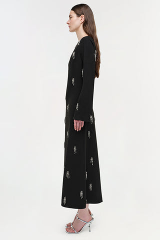 Coretta Embellished Midi Dress