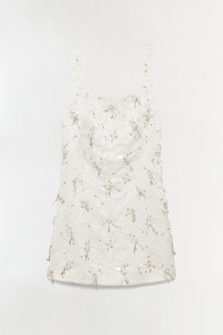 Viva Embellished Jaquard Mini Dress