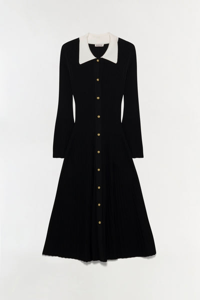 SIMKHAI Philippa Long Sleeve Midi Dress in Black - Size S SIMKHAI Philippa Long Sleeve Midi Dress in Black - Size S