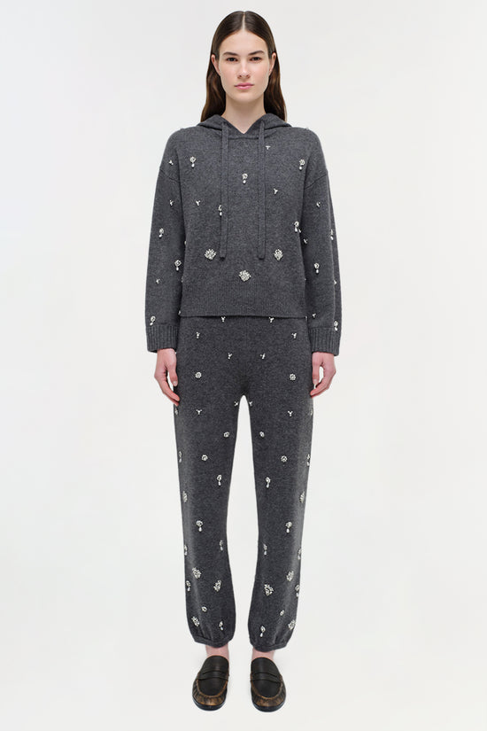 Kandace Embellished Cashmere Jogger