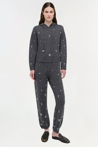 Kandace Embellished Cashmere Jogger