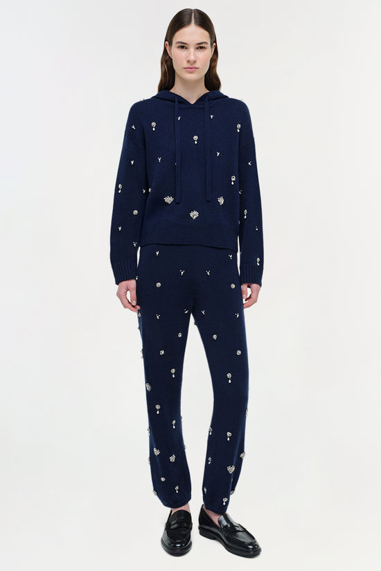 Kandace Embellished Cashmere Jogger