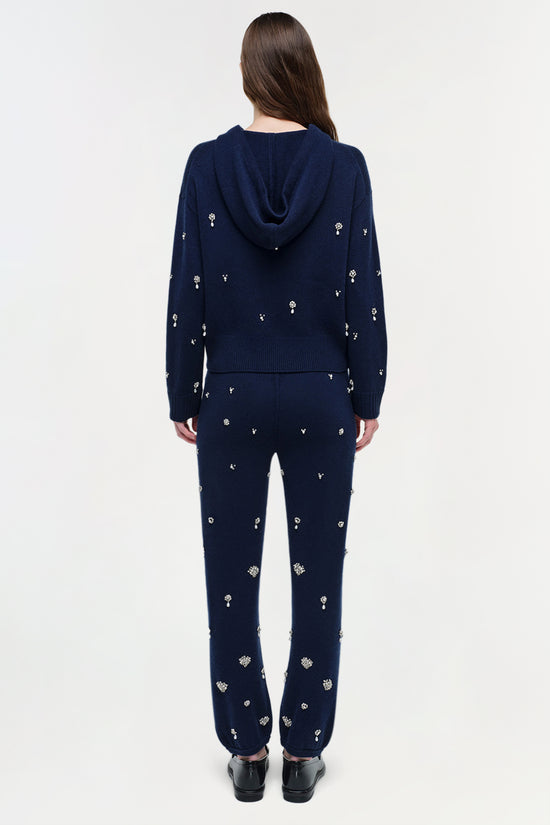 Karmen Embellished Cashmere Hoodie