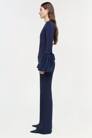 Agata Taffeta Knit Top