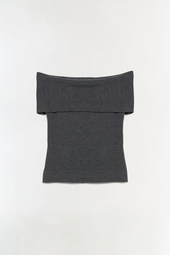 Callahan Wool Off Shoulder Top