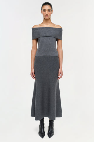 Callahan Wool Off Shoulder Top