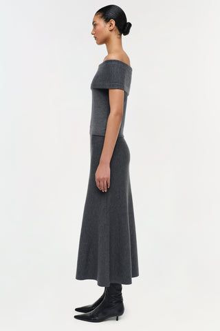 Callahan Wool Off Shoulder Top
