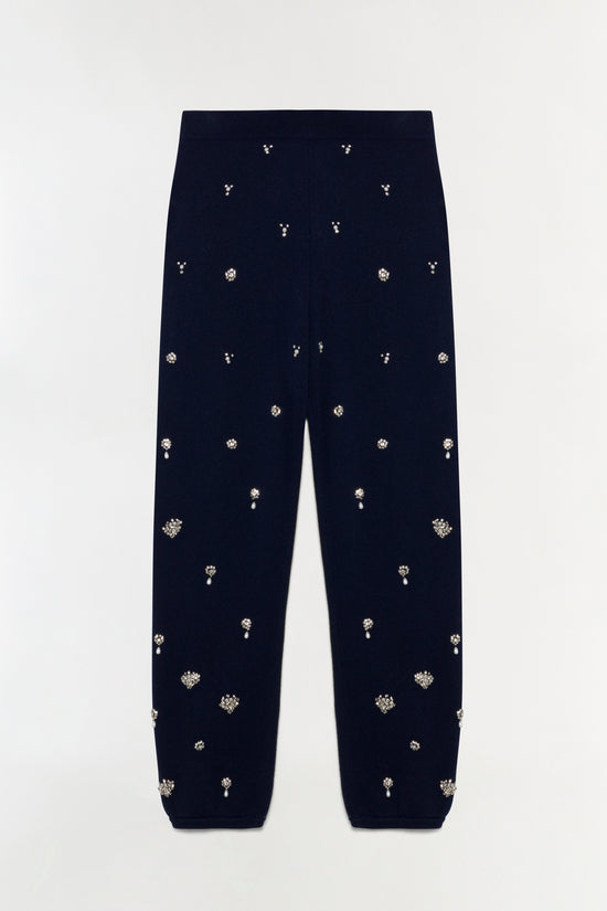 Kandace Embellished Cashmere Jogger