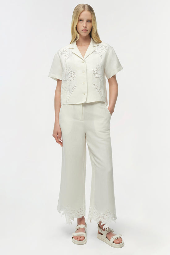 Kallin Cropped Wide Leg Pant