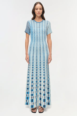 Zaida Eyelet Knit Midi Dress