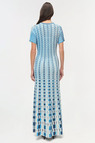 Zaida Eyelet Knit Midi Dress