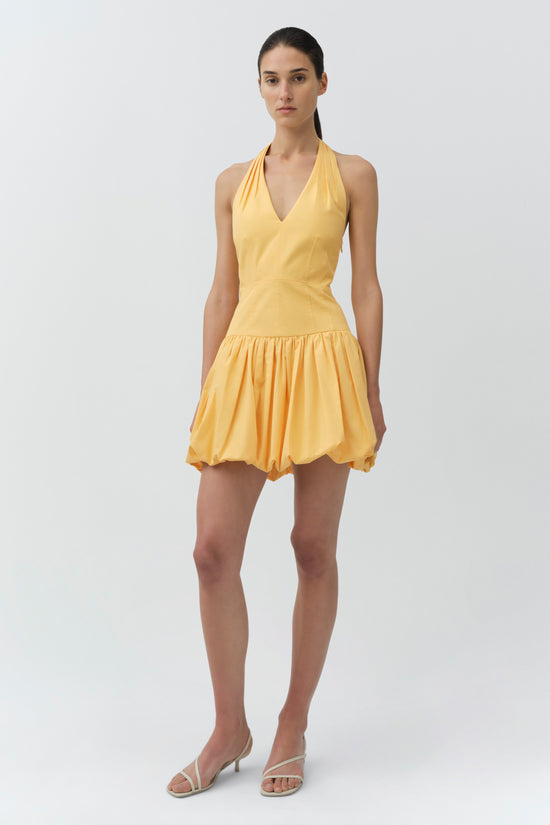 Brooke Cotton Halter Mini Dress – SIMKHAI