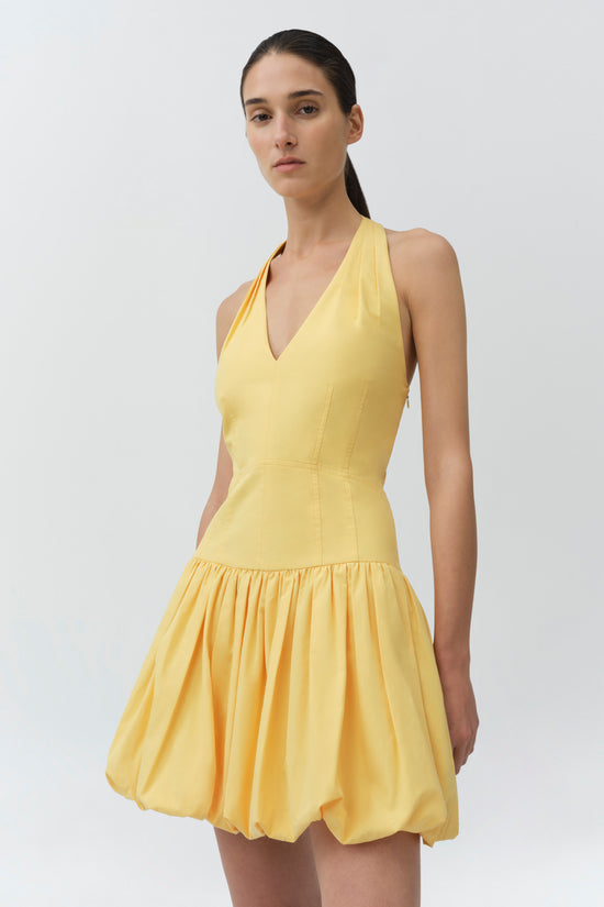 Brooke Cotton Halter Mini Dress