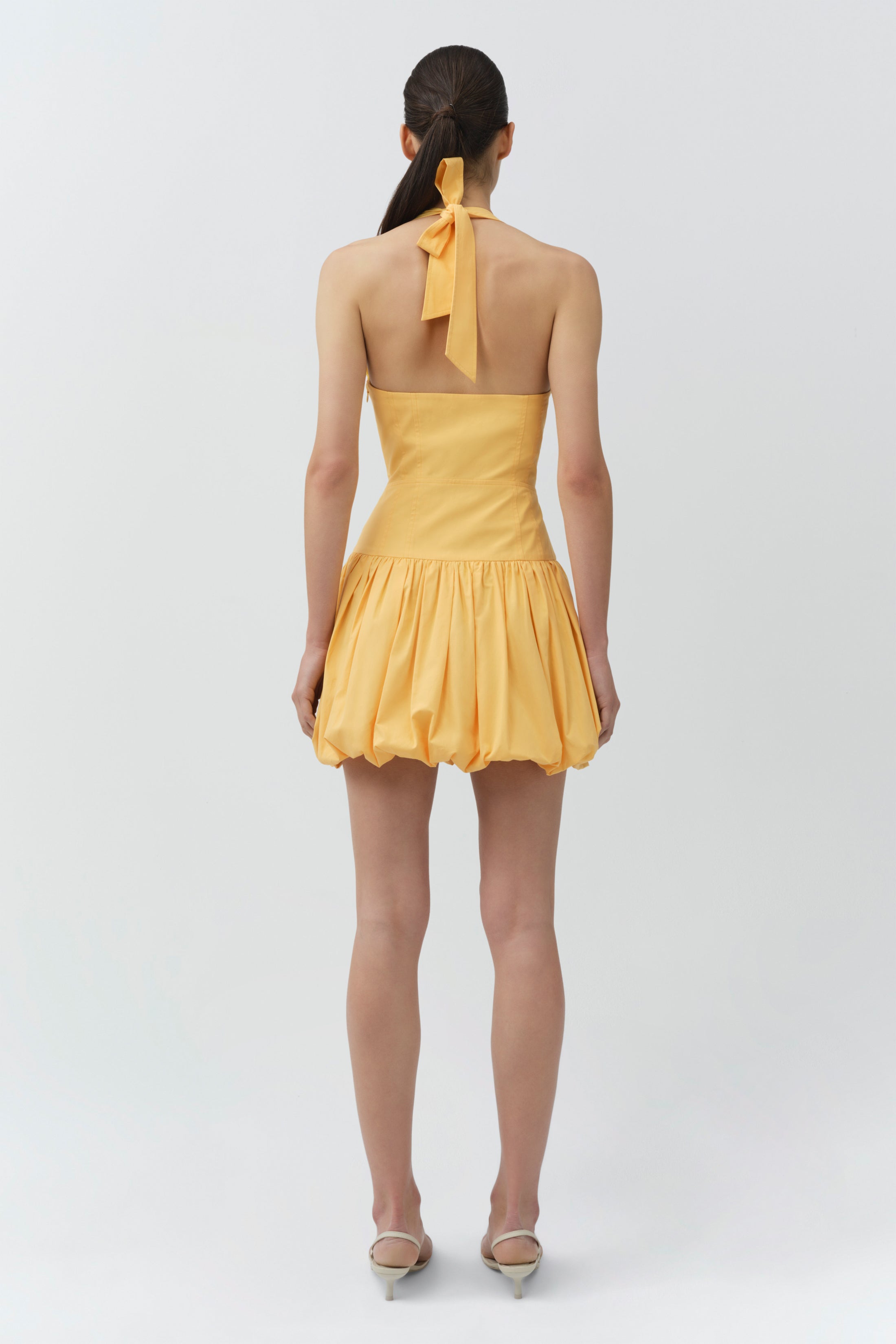 Brooke Cotton Halter Mini Dress – SIMKHAI