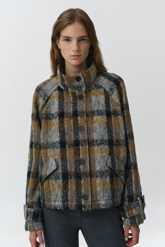Virelle Plaid Jacket