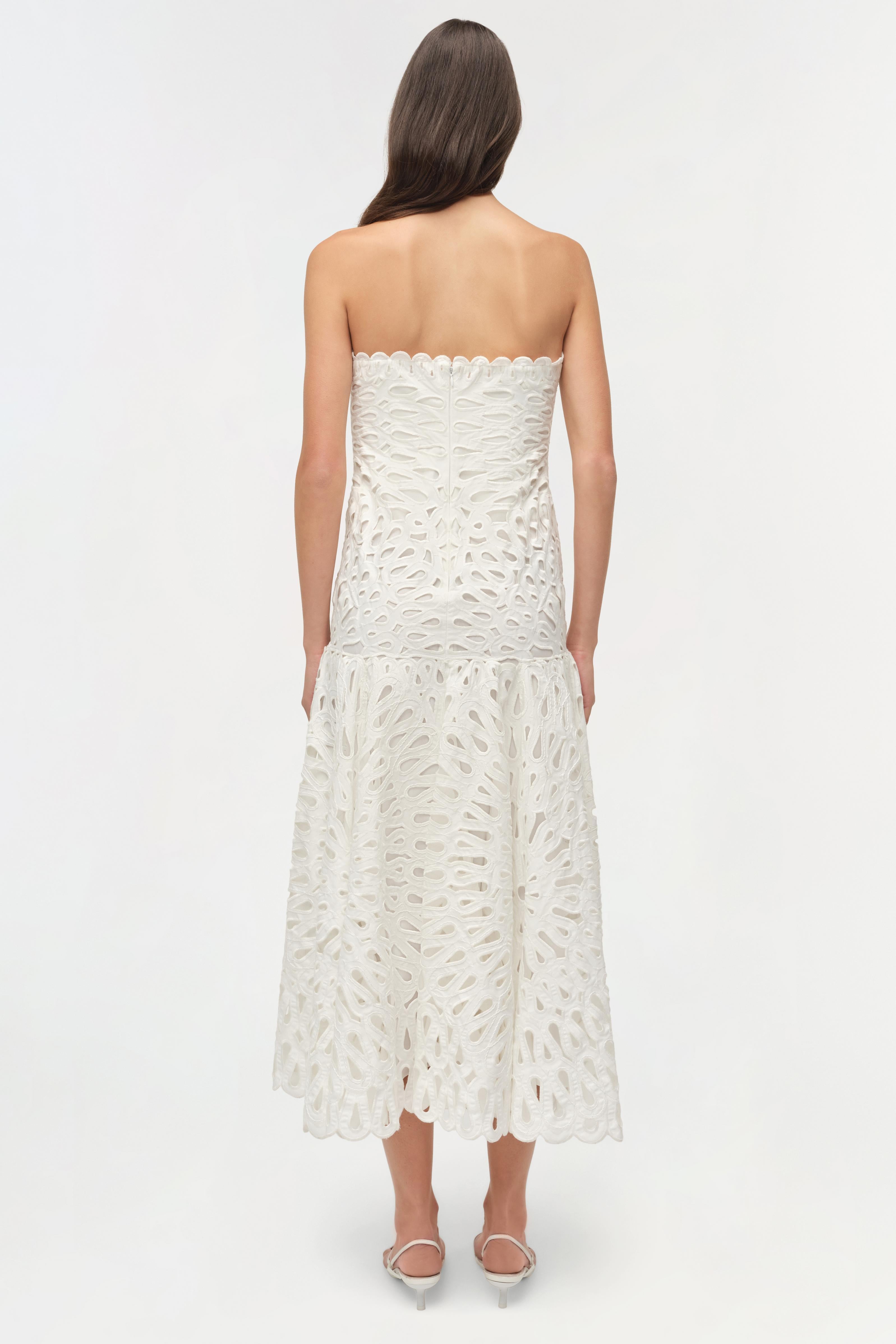 simkhai prisca peplum hem dress Simkhai Prisca Peplum Hem Dress In Vine - 40% Off