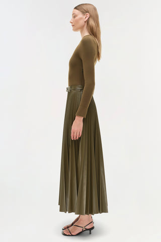 Abilene Knit Combo Midi Dress