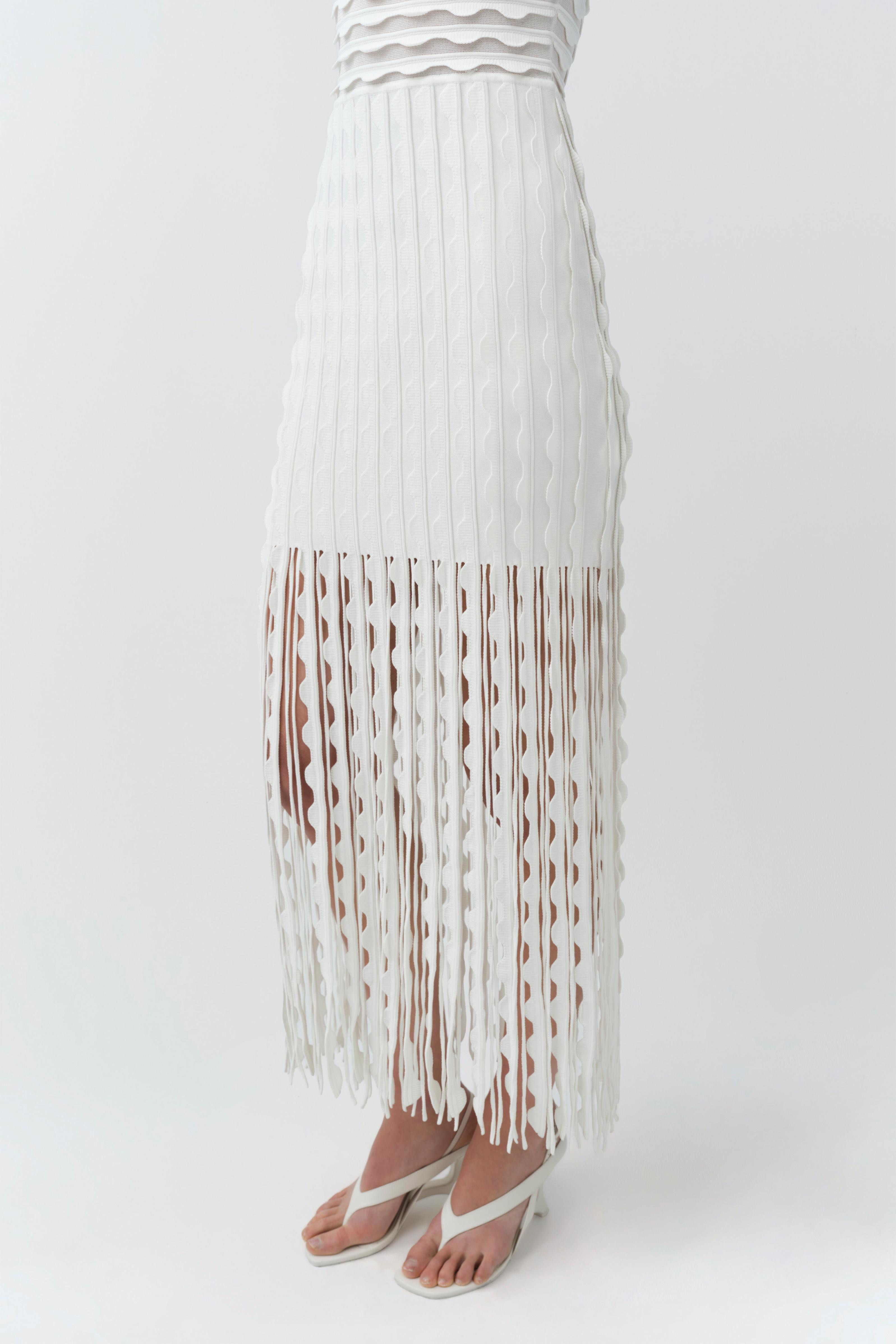 Brionne Scalloped Knit Midi Dress Brionne Scalloped Knit Midi Dress