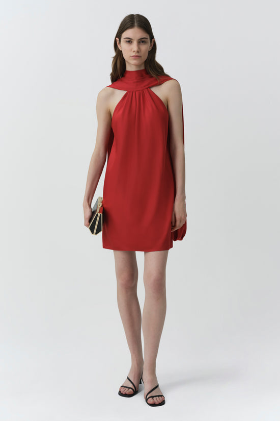 Toni Satin Mini Dress