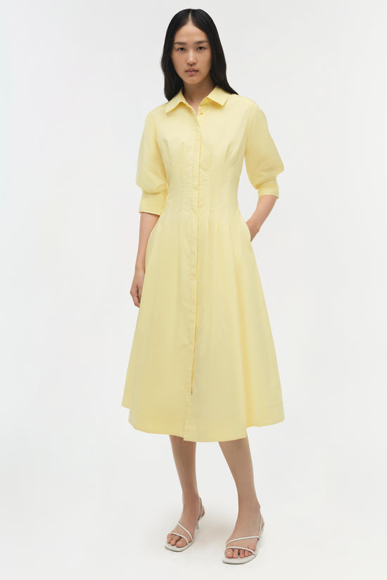Marcy Cotton Mini Shirt Dress SIMKHAI Marcy Cotton Mini Shirt Dress SIMKHAI