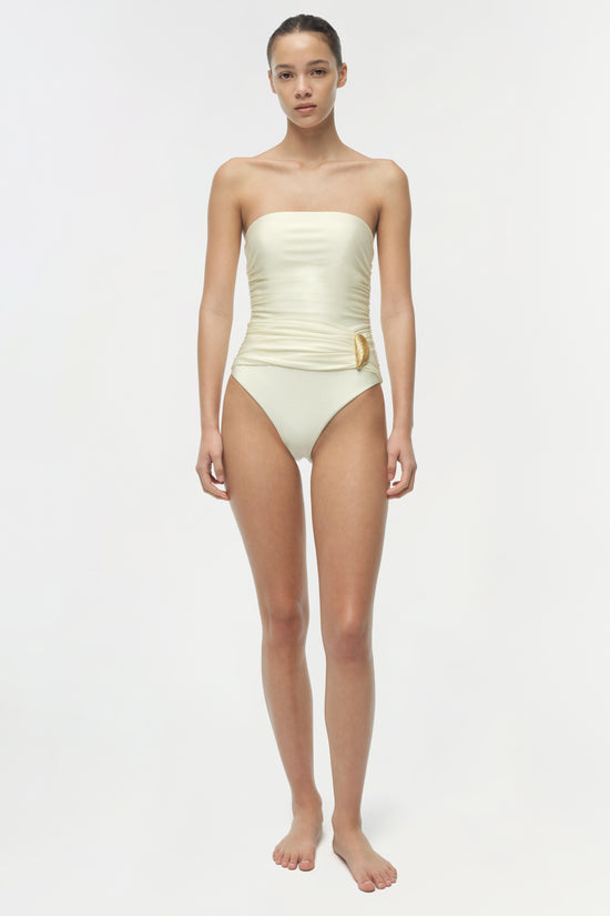 Lorena Shell Strapless One Piece