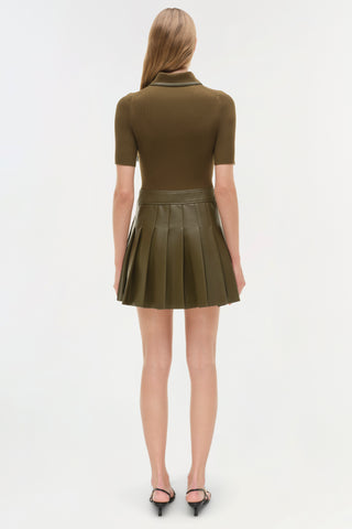 Linnie Knit Combo Midi Dress