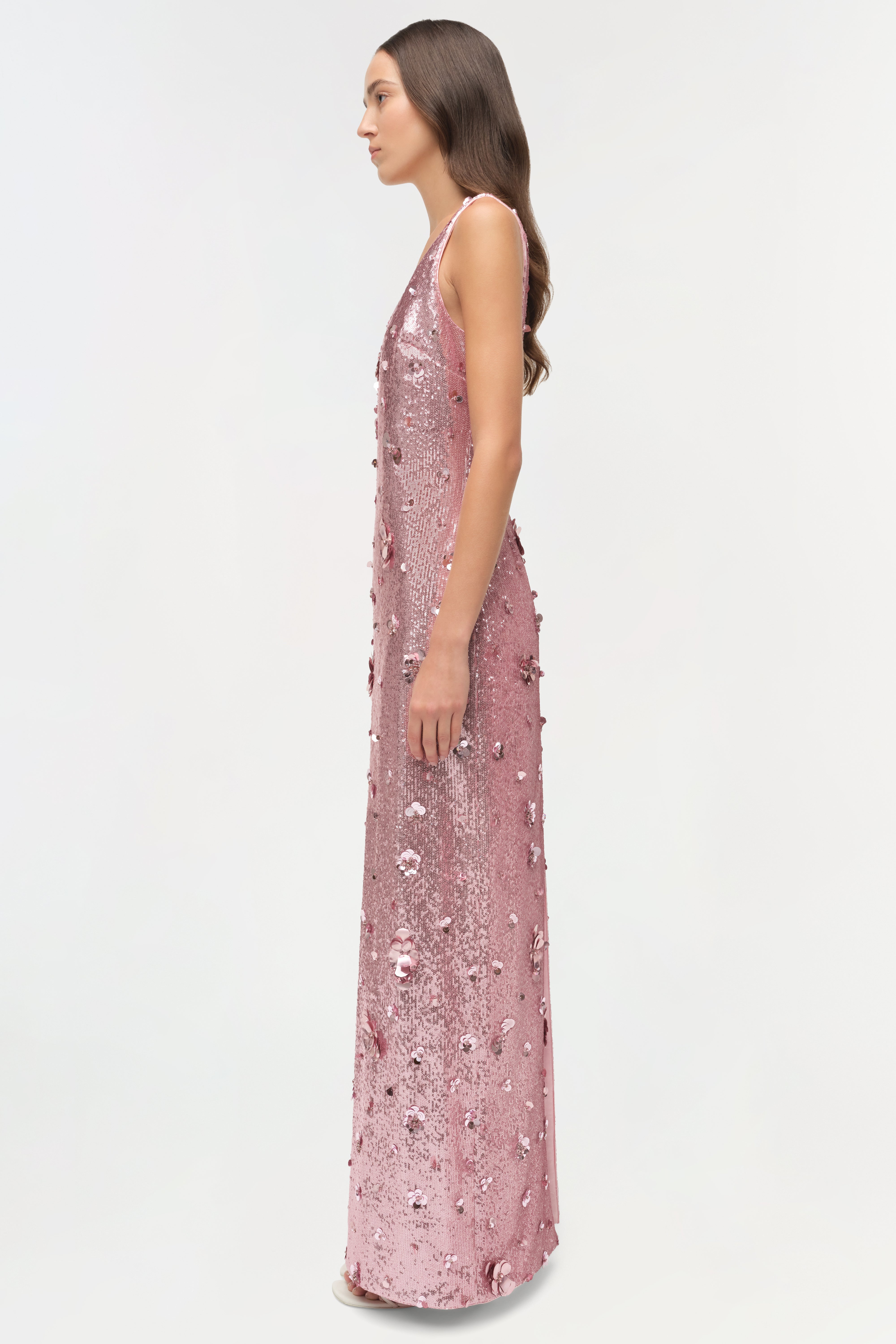 Tindra Embellished Sequin Gown – SIMKHAI Tindra Embellished Sequin Gown – SIMKHAI