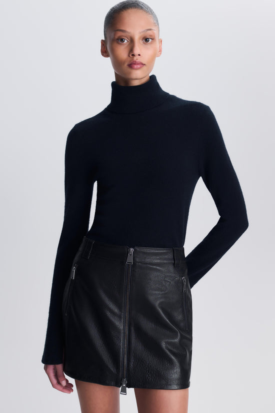 Elina Leather Mini Skirt