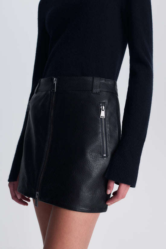 Elina Leather Mini Skirt