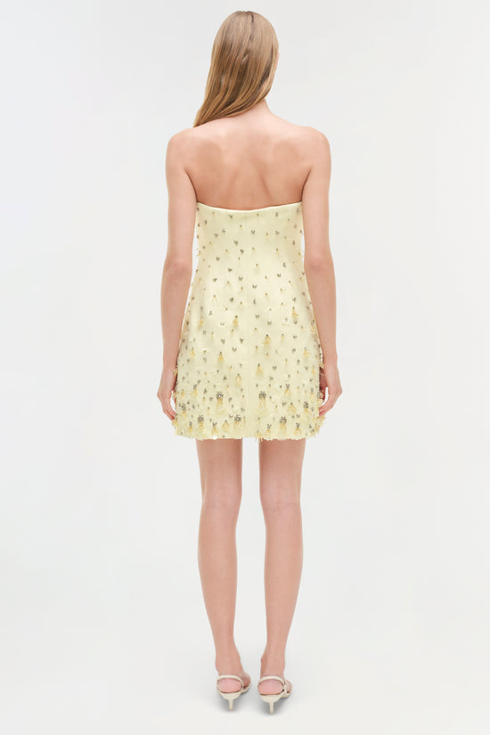 Yasmin Embellished Strapless Mini Dress