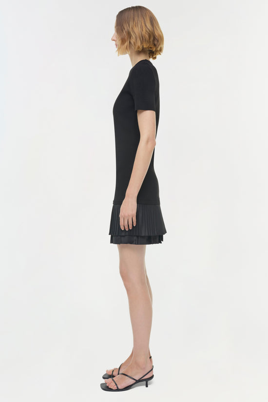 Lorin Taffeta Knit Midi Dress