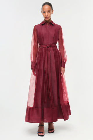 Montgomery Organza Belted Dress