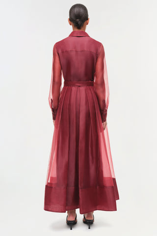 Montgomery Organza Belted Dress