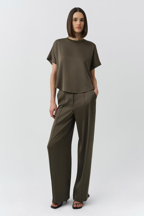Addy Satin Combo Tee
