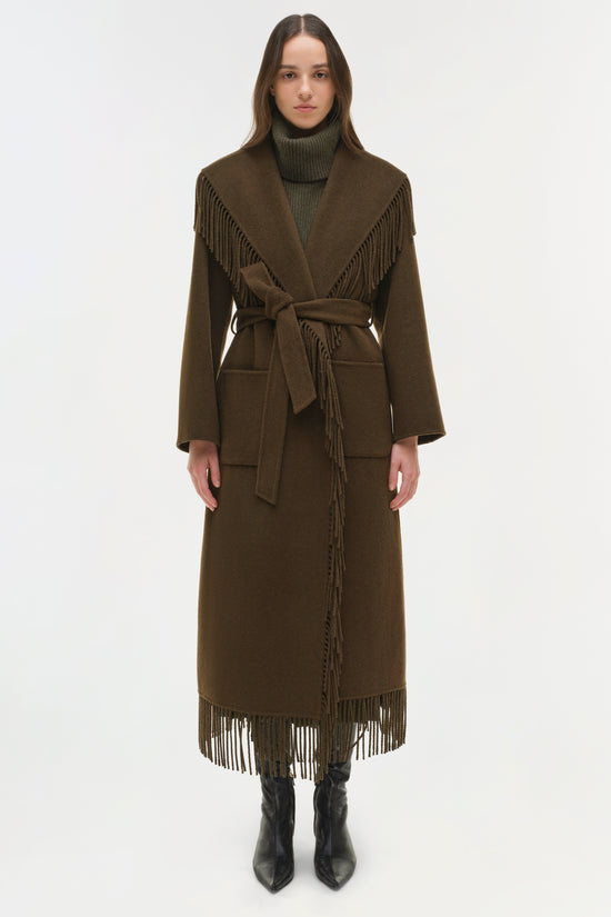 Carrie Fringe Coat